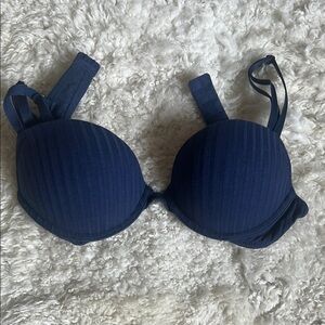 La Senza Navy Blue Push Up Bra 34B